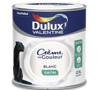 Peinture - DULUX VALENTINE - Crème de Couleur - Satiné - 0,5L - Acrylique