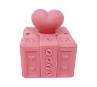 Valentine Day Puzzle Box - Funny Heart Design Novelty Collectible | Heart Shaped Puzzles Box, with Screws for Kids Family Friends Youth Teens Birthdays