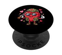 Valentine Hunter Funny Hunting Valentine pour Hommes PopSockets PopGrip Adhésif