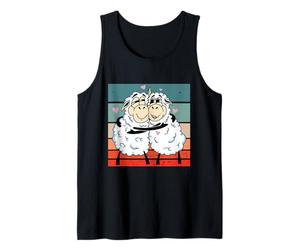 Valentine Moutons Agneau Coeur Couples Amoureux des Moutons Débardeur