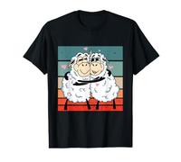 Valentine Moutons Agneau Coeur Couples Amoureux des Moutons T-Shirt Graphique avec Valeur