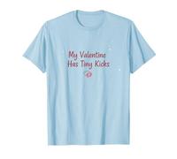 Valentine Pregnancy with Tiny Baby Kicks T-Shirt