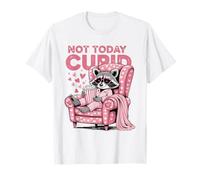 Valentine Raton Laveur Pyjama Popcorn Heart Lunettes Graphique T-Shirt