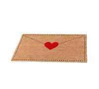 Valentine Rug - Envelope Pattern Non-Slip Romantic Doormat | Valentines Door Mat for Friends, Adults, Men, Women for Home, Indoor, Office, Study, Living Room, Entryway, Seasonal Decor