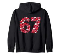 Valentine’s Day 67 Funny Meme Six Seven Heart Men Women Kids Sweat à Capuche