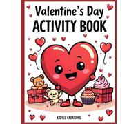 Valentine’s Day Activity Book for Kids Ages 4-5: I Spy, Mazes, Counting, Matching & Fun Valentine Puzzles - Big & Easy Preschool Games