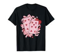 Valentine Six Seven Meme Jeu de Cartes Couple Assorti T-Shirt