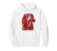 Valentine Teckel avec cœur Lunettes de Soleil Wiener Dog Sweat à Capuche