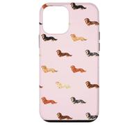 Valentine Teckel Motif Coeur Lunettes de Soleil Wiener Dogs Coque pour iPhone 12 Mini