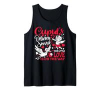 Valentine Travail Livraison Infirmière Cupidon Service Funny Débardeur