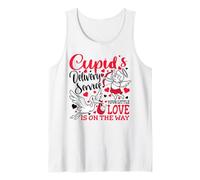 Valentine Travail Livraison Infirmière Cupidon Service Funny Débardeur