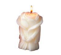 Valentines Candle For Her - Rose Scented Soy Wax Jar Candle