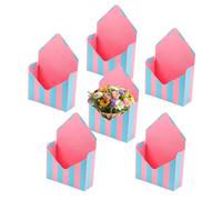 Valentines Day Box - 6 Pieces Large Capacity Organizer, Valentines Day Boxes | Elegant Decorative Floral Arrangement Packaging Container, Versatile Romantic Holiday Celebration Storage Bin For Kids
