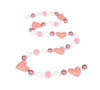 Valentine's Day Decorations,8.2ft Romantic Banner,Heart Felt Garland | for Home Bedroom Fireplace Party Wall Table Farmhouse