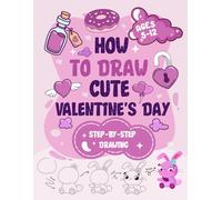 Valentines Day Gifts for Kids: How to Draw Valentine’s Day: Easy Step-by-Step Drawings of Hearts, Cute Animals, and Sweet Valentine Designs
