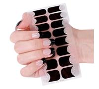 Valentine's Day Nails Stickers Full Wraps Polish Strips Self Adhesive Art Decals Heart Kiss Love Pattern Adhesive Nail Art Decals