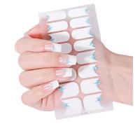 Valentine's Day Nails Stickers Full Wraps Polish Strips Self Adhesive Art Decals Heart Kiss Love Pattern Adhesive Nail Art Decals