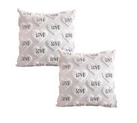 Valentine's Day Pillows Covers,45x45cm Heart-Shaped Cushion Covers, Decorative Winter Bedrooms, Romantic Sofa Pillows, Valentine's Home Décor for Bedrooms and Living Rooms