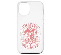 Valentines Day Praying for Love Cowgirl Coque pour iPhone 12/12 Pro