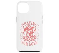 Valentines Day Praying for Love Cowgirl Coque pour iPhone 13