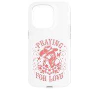 Valentines Day Praying for Love Cowgirl Coque pour iPhone 15 Pro
