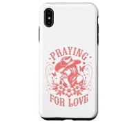 Valentines Day Praying for Love Cowgirl Coque pour iPhone XS Max