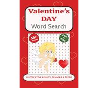 Valentine's Day Word Search Puzzle Book: Word Searches with Easy to Read Print about Valentine's Day love, relationships, affection, friendship and ... | Gift for Vacation, Holiday, and Free Time