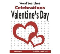 Valentine's Day - Word Search Puzzles: Screen-Free! Challenging Brain Activity for All Ages 14+