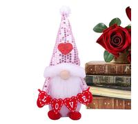 Valentines Gnomes | Seasonal Desktop Decoration, Romantic Dwarf Doll For Bedroom Living Room Study Bookshelf Nappe Display Cabinet Bedside Dressing Table Nightstand Restaurant Home Spaces