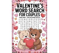 Valentine's Word Search for Couples: 75 Romantic Puzzle Challenges to Share with Your Sweetheart | Perfect Date Night Activity Book