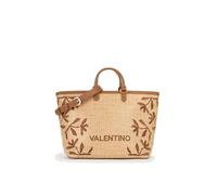 VALENTINO BY MARIO Kore - Sac cabas toile enduite Natural-Cognac 32 x 38 x 18,5 cm