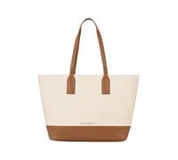 VALENTINO Cabas marron / blanc naturel, Taille One Size