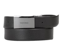 Valentino Cuir ceinture Premium Plaque Buckle Belt W95 Nero noir raccourcissable réversible
