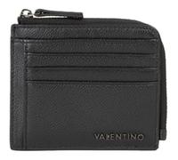 Valentino Cuir Porte-Cartes Fort Card Holder Nero Noir
