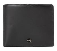 Valentino Cuir Porte-Monnaie Courage Wallet Nero Noir