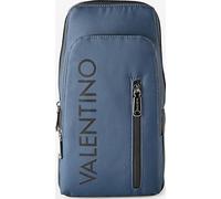 VALENTINO, DRAGONHAWK (VBS9PL12), BOR. SUP MAT PLASTICHE, FLAP BAG, BLU/NERO (Uomo)