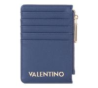 VALENTINO étui pour Carte de crédit FAE Re Zip Around Card Case Blu Bleu Marine