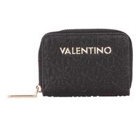 VALENTINO étui pour Carte de crédit Falak Re Zip Around Card Case Nero Noir