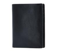 VALENTINO Étui pour carte de crédit noir en cuir pour homme - David Wallet Nero 232323