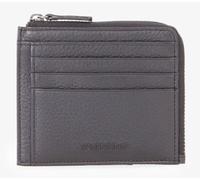 VALENTINO Étui pour carte de crédit noir en cuir pour homme - Sodaro Card Case Nero 299100