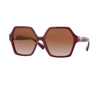Valentino Femme VA4088 513913 Lunettes de soleil outlet Plastique Bordeaux Marron Géométrique Ombré