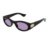 Valentino Femme Valentino VG0015S 002 Lunettes de soleil Bio-injecté Noir Violet Ronde