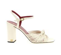 Valentino Garavani - Annet Kidskin Sandal - Femme - Chaussures - Blanc - Taille: 40 1/2 EU