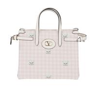 Valentino Garavani - Antibes Petit Sac Cabas en Toile - Femme - Sacs - Beige - Taille: ONE Size