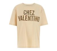 Valentino Garavani, Femme, Tops, Beige, Taille: 40 FR Après L Hiver T-Shirt