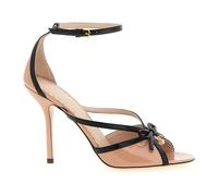Valentino Garavani - Bepointy VLogo Bow Sandales - Femme - Chaussures - Rose - Taille: 38 1/2 EU
