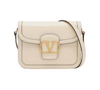 Valentino Garavani - Borsa a tracolla piccola 9To5 - Femme - Sacs - Beige - Taille: ONE Size