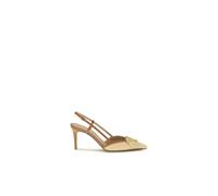 Valentino Garavani - Bos Taurus Escarpins à Talons Hauts - Femme - Chaussures - Beige - Taille: 37 EU