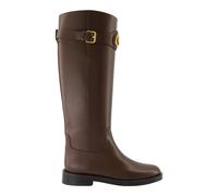 Valentino Garavani - Bottes Marron VLogo Collection Automne-Hiver 2025 - Femme - Chaussures - Brun - Taille: 41 EU