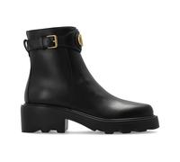 Valentino Garavani - Bottines VLogo Signature - Femme - Chaussures - Noir - Taille: 37 1/2 EU